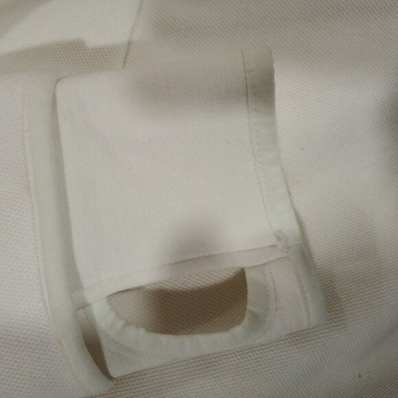 ADIDAS CREAM LONG SLEEVE HOODIE WITH BLACK TRIM MEN SIZE XL - Picture 7 of 11